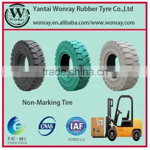 China Supplier Color Tyres Non-marking Solid Forklift Tyres 6.00-15 thumbnail-1