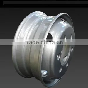 17.5 Inch Tubeless Truck Wheel Steel 6.75" thumbnail-1