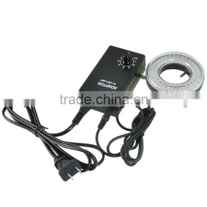 2017 Hot Sale 90V-260V 64LED Stereo Zoom Adjustable Microscope Ring Light thumbnail-5