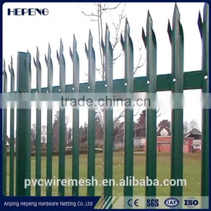 China Top Supplier Low Carbon Steel Wire Palisade Fence thumbnail-1