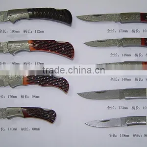 DS-1003 Pakistan Damascus Steel Tactical Folding Knife thumbnail-6