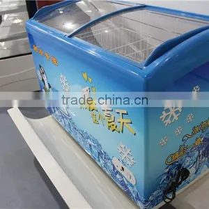 Arc Display Cabinet Series /ice Cream Freezer Fresh Refrigerator Restaurant Freezer thumbnail-3