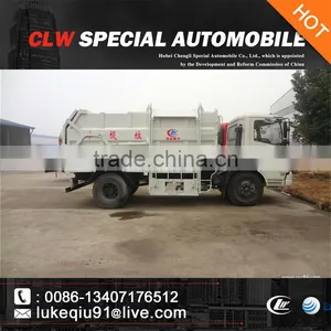 DONGFENG 4*2 Side Loading Garbage Compactor Truck 5m3 thumbnail-1