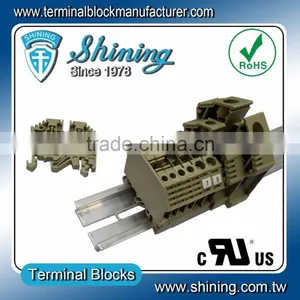 TF Series Euro Type Screw Clamp Feed Through Terminal Block thumbnail-2