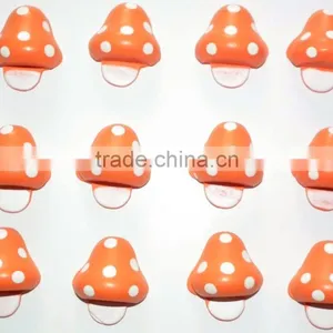 Hand Painted Wood Mushroom Stick Craft thumbnail-1