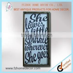 Very Popular 2016 Newest Decorative Vintage Wooden Wall Signs/word Sign thumbnail-1