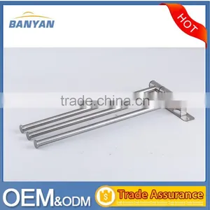 Fashion Bathroom Design Stainless Steel 3 Tiers Removable Towel Rail thumbnail-1