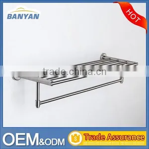 Hotel Bathroom Metal Door Hinge Towel Rack thumbnail-2