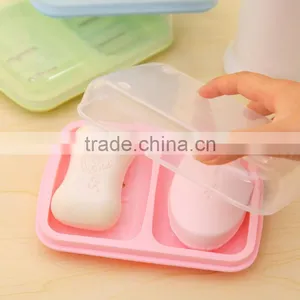Q080 Fashion Household Wholesale Home East Plastic Soap Dish thumbnail-2