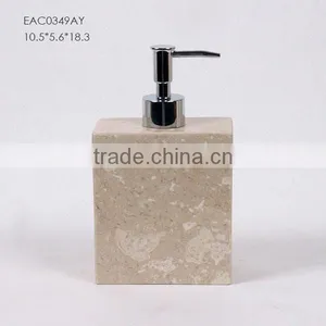 Hot Sale Classic Poly Stone Resin Bathroom Accessory Set , Bathroom Set thumbnail-2