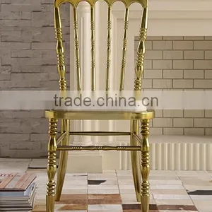 Quality Polished Champange Gold Stainless Steel Luxury Modern Chiavari Chair LQ-SSC001C thumbnail-2
