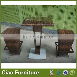 New Style Outdoor Bar Table and Chair High Table Set thumbnail-3