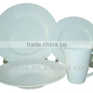 Fine Royal Porcelain Round Dinner Set Ceramic Dinner Ware Set Tablware 20pcs thumbnail-1