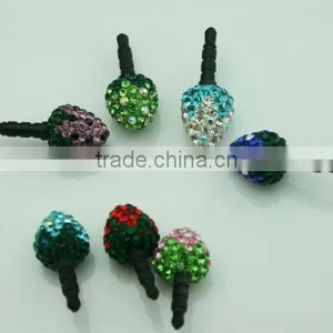 Earphone Dust Jack Plug With Diamond thumbnail-1