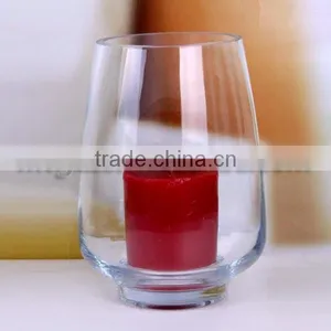 Handmade Hand Flower Design Paint X-mas Hurricane Lamp thumbnail-1