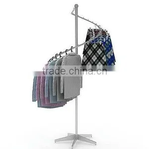 Supermarket Metal Revolve Clothes Display Rack thumbnail-1