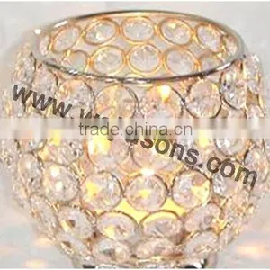 2015 Christmas Cheap Votive Crystal Tealight Candle Holders thumbnail-5