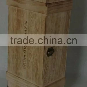 Unifinshed Antique Wooden Wine Box thumbnail-4