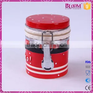 Iron Desgin Ceramic Christmas Wholesale Cookie Jars thumbnail-2