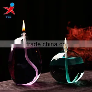 Japanese Transparent Glass Candle Holders thumbnail-1
