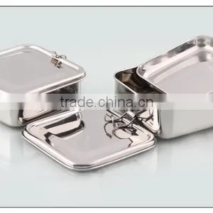 Stainless Steel Lunch Box - Square Shape thumbnail-2