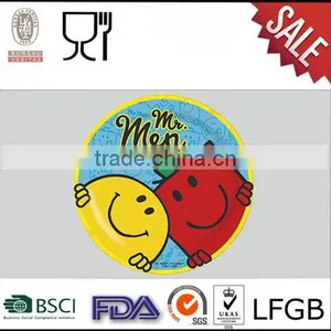 Cute Design Cartoon Wholesale Plastic Cheap Custom Melamine Plate for Dinner thumbnail-1