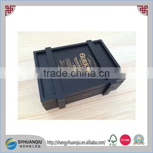 Custom Made Military Type Rustic Wooden Wine Box thumbnail-2