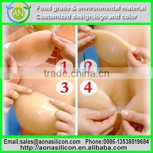 Original Looks Magic Invisible Inserts Padded Adhesive Sexy Silicone Bra for Breast Enhance thumbnail-2