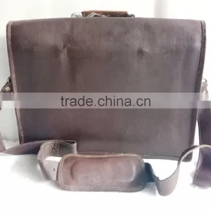 High Quality Stylish Handmade Vintage Leather Messenger Bag thumbnail-2