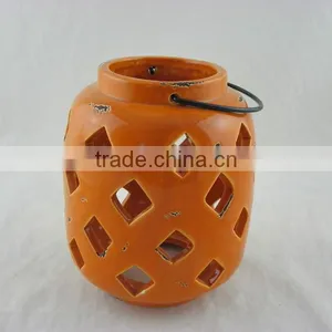 Hollow Ceramic Antique Oil Lamp thumbnail-1