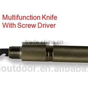 Heavy Duty Outdoor Emergency Survival Gear With Hoel Tactical Knife and Fire Starter thumbnail-5