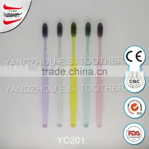 Wholesale Fda Cheap Famous Nature Nano Bamboo Bristle Toothbrush With Names Hotel Travel Disposable Toothbrush With Toothpaste thumbnail-2