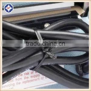 Black PE or PVC Plastic Coated Twist Tie Wire With Single Metal for Wire Cable thumbnail-2