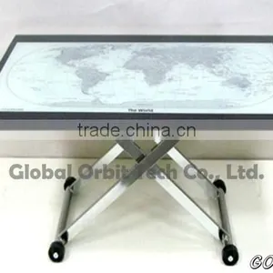 Modern Designs Metal Center Table, Stainless Steel Folding Dining Table thumbnail-3