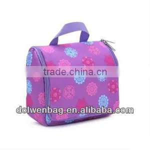 2013 Newest Style Portable Cosmetic Bag for Girls With Polyester thumbnail-1
