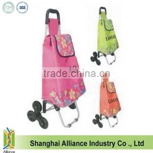 Hgh Quality 6 Wheels Climbing Stairs Folding Shopping Trolley Bag thumbnail-2