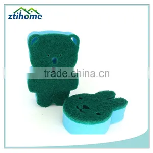 Medium-Duty Scrubbing Sponge With Different Lovely Shape thumbnail-2