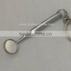 Mirror Handle Hexagonal Keychain thumbnail-1