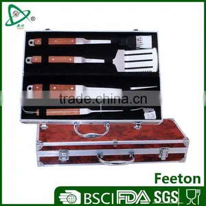 4pcs High Quality Luxury BBQ Tool Set thumbnail-1