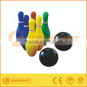 Portable Bowling Set With Balls Plastic Bowling for Kid Carry Bag Packing thumbnail-1