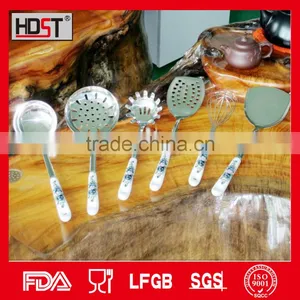 Jie Yang Good Quality Promotional Kitchen Utensil Set/ceramic Handle Stainless Kitchen Utensil Set thumbnail-4