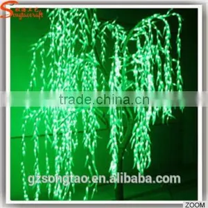 Factory Wholesale Artificial Weeping Led Lighted Willow Tree For Decoration thumbnail-1