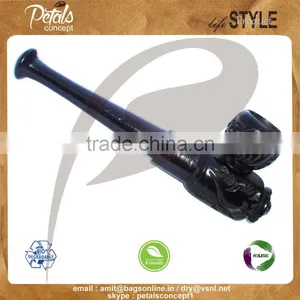 Hot Selling Ebony Wood Smoking Pipe for Sale thumbnail-1