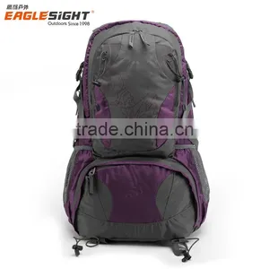 Outdoor Custom Logo 55L High Quality Travel Hiking Waterproof Wholesale Nylon Backpack thumbnail-2