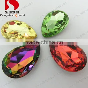 K9 Crystal Drop Colorful Crystal Fancy Stone For Wedding Dresses thumbnail-1