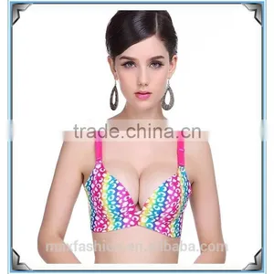 Fashionale Design Hot Sale Woman Sexy Printed Bra thumbnail-5