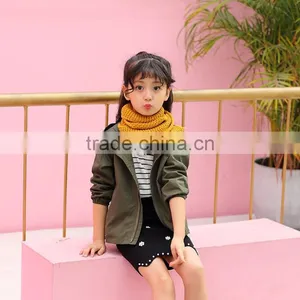 Zm40660b Boutique Outfits Kids Trench Coat Children Coats and Jackets thumbnail-2