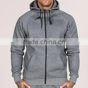 High Quality Long Sleeve Zipped Pockets Mens Track Top Plain Tracksuit thumbnail-2