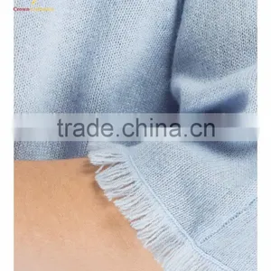 100% Cashmere Knitted Sweater Women Fashion Poncho thumbnail-4