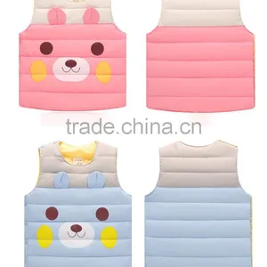 OEM Latest Fashion Lightweight Boys and Girls Winter Outer Duck Down Waistcoat thumbnail-1